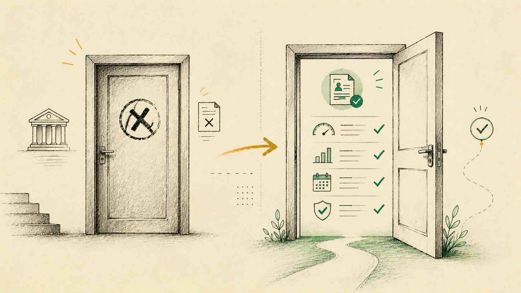 Por que o banco grande te recusou crédito mesmo com carteira assinada